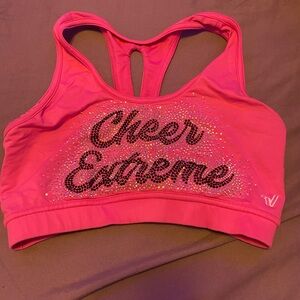 Pink cea sports bra